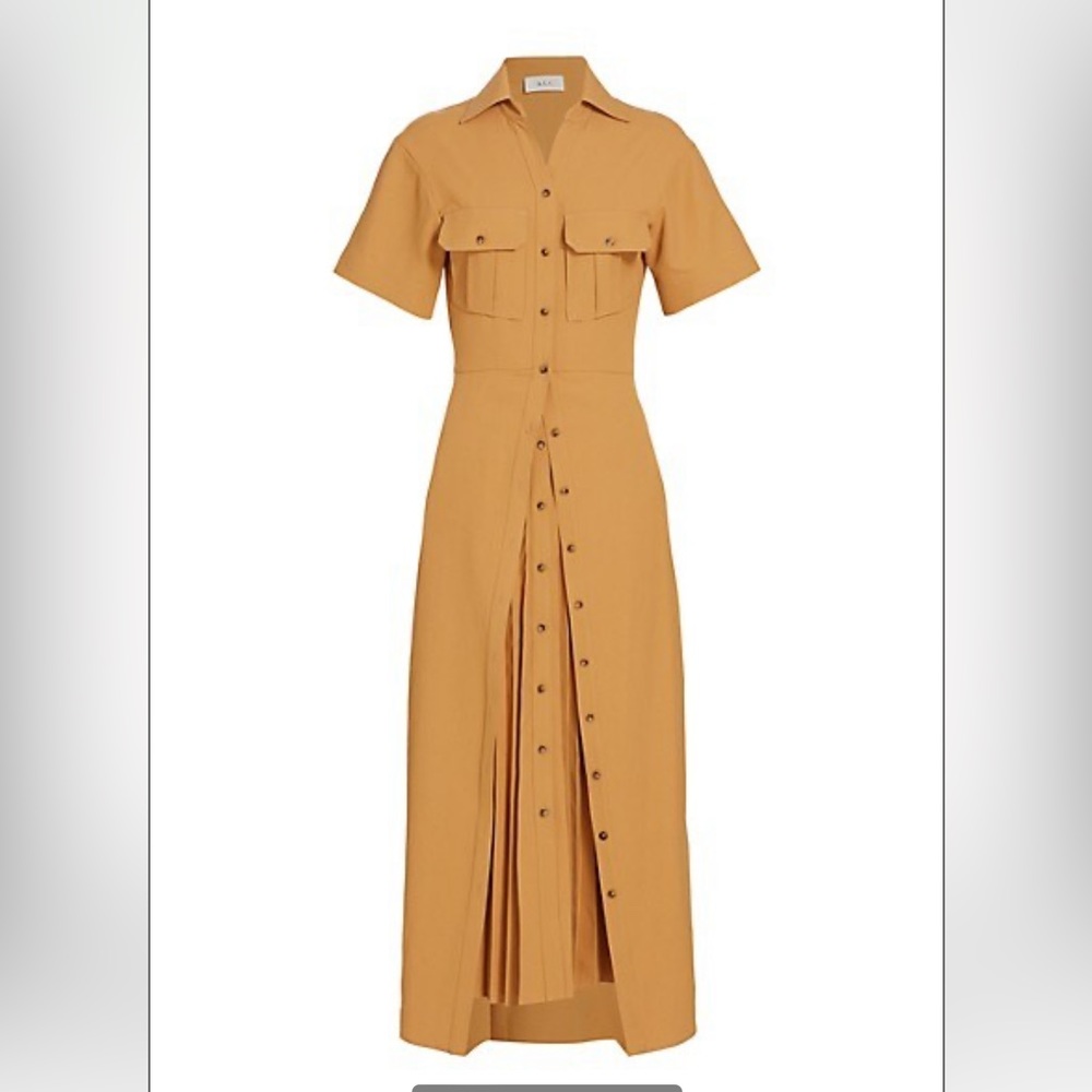 ALC Tan Florence MIDI Dress